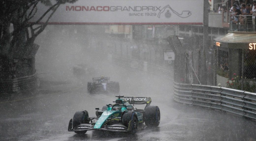 WATCH: Heavy rain delays start at the Monaco Grand Prix